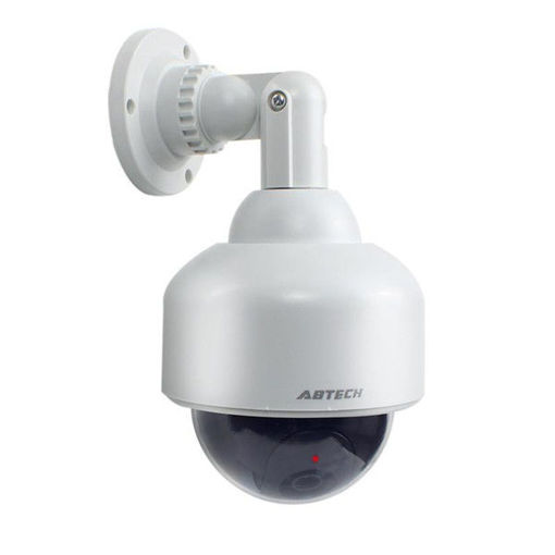 Picture of Waterproof Dummy Dome PTZ Fake Camera Surveillance Security CCTV Blinking Red LED Light Monitor