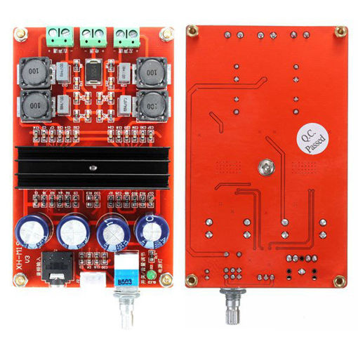 Picture of 2x100W TPA3116 D2 Dual Channel Digital Audio Amplifier Board 12V-24V For Arduino