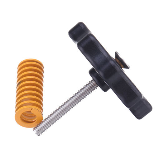 Immagine di 3D Printer M4*40 Screw&Nut Leveling Spring Kit For Cr10/Ender-3/Um2/Prusa I3 Heated Bed