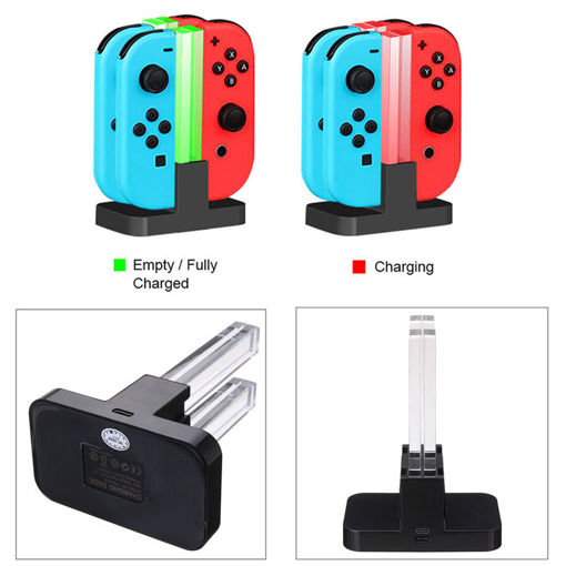Immagine di DOBE Charging Dock Type-C 5V Charging Station Stand for Nintendo Switch Joy-Con Gamepad Game Controller