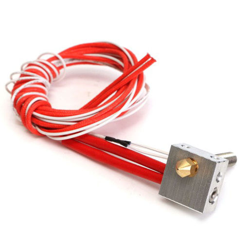 Picture of Geekcreit Assembled Aluminum Heating Block Extruder Hot End For 3D Printer 1.75mm MK8 0.4mm Nozzle