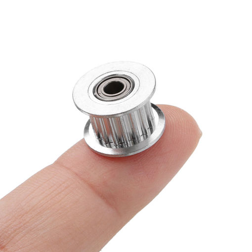 Immagine di 10pcs 16T GT2 Aluminum Timing Pulley With Tooth For DIY 3D Printer