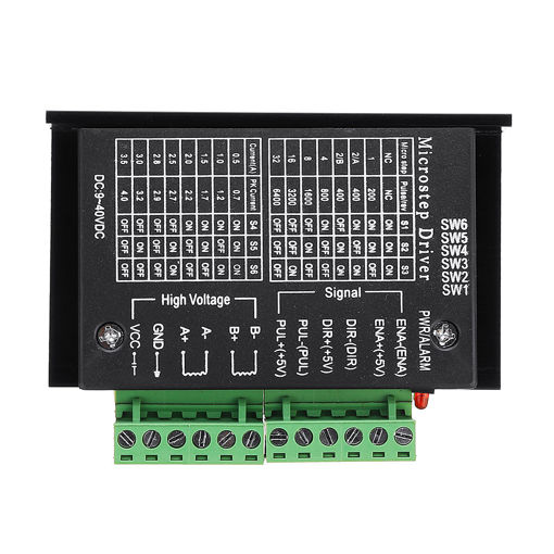 Picture of Updated Version of TB6600  4A 9~40V 42/57/86 32 Segments Microstep Stepper Motor Driver Controller