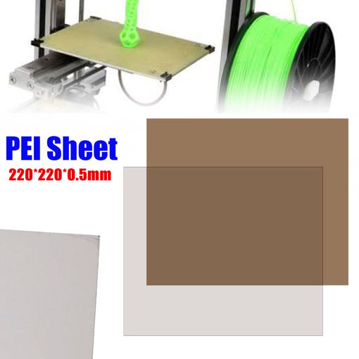 Immagine di 220*220*0.5mm Polyetherimide PEI Sheet For 3D Printer
