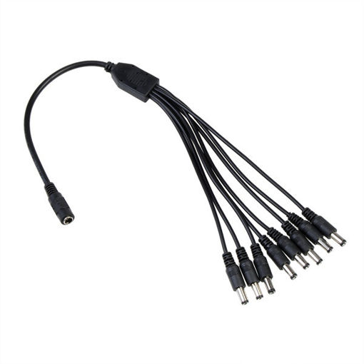 Picture of 8 Way Power Supply Splitter Cable With For Security CCTV Camera