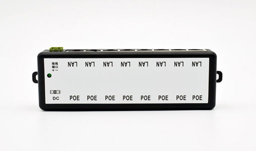 Immagine di 8 Channel CCTV  POE Synthesizer Combiner POE Power Supply Module for Surveillance IP Cameras