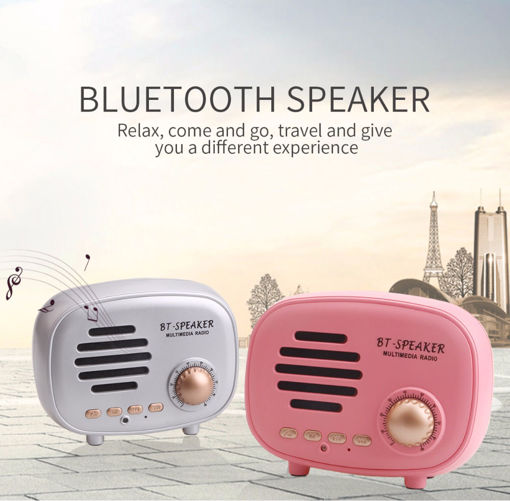 Immagine di Q108 Mini Radio bluetooth Speaker Portable Wireless Subwoofer Soundbar For Phone With FM Radio