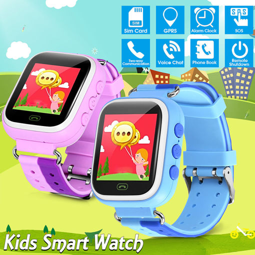 Immagine di Q18 Screen Touch Children Kid SOS Call GPRS Location Device Tracker Smart Watch