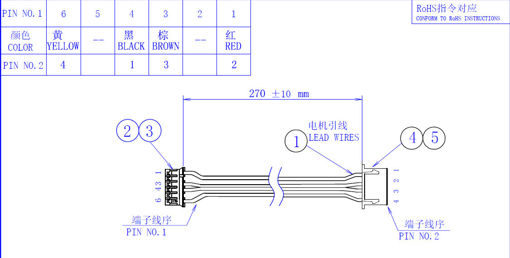 Immagine di EZT 42*42*38mm 2 Phase Nema 17 42 Stepper Motor with Cable for 3D Printer