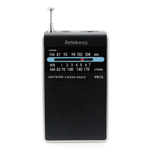 Picture of Retekess F9214 PR15 Digital Display Radio with FM AM for Family Camping Outdoor