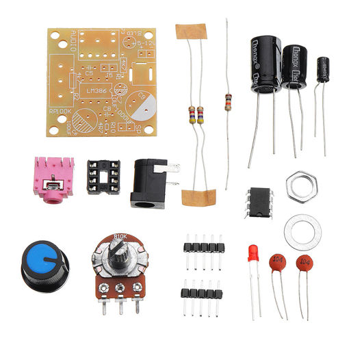 Immagine di 10pcs DIY LM386 Ultra Mini Mini Power Amplifier Board Kit Low Power Consumption 3~12V