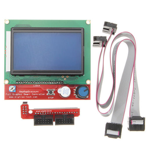 Picture of Intelligent Digital LCD 12864 Display 3D Printer Controller For RAMPS 1.4 Reprap