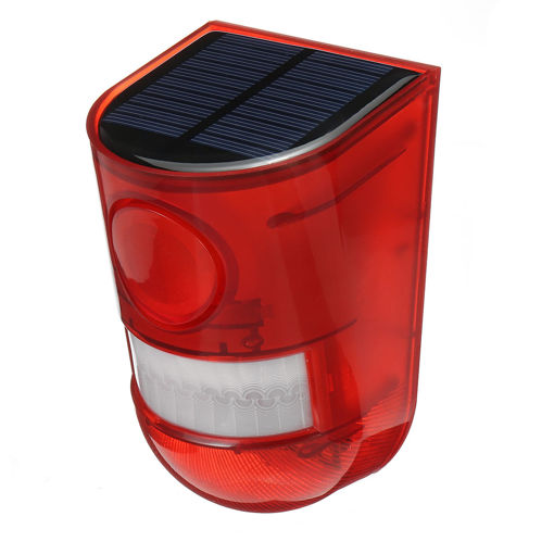 Immagine di Solar Alarm Light Wireless Waterproof Motion Sensor Outdoor Garden Security Lamp