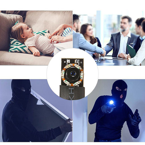 Picture of 1000TVL 940nm Micro COMS Full HD Night Vision Hidden Camera Home CCTV Security