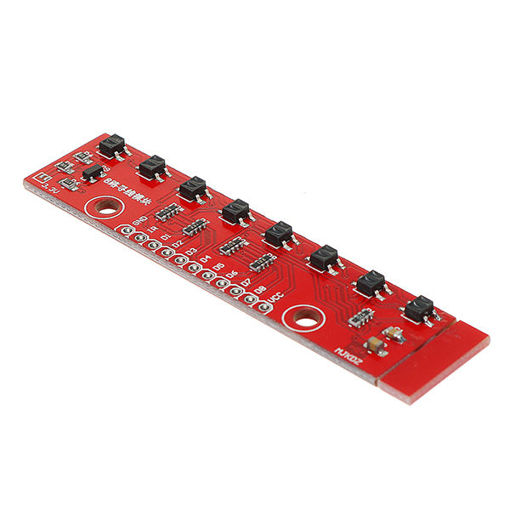 Immagine di 3Pcs Infrared Detection Tracking Sensor Module 8 Channel Infrared Detector Board For Arduino