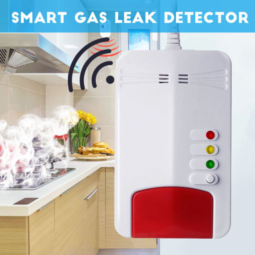 Immagine di Digital Combustible Gas Leak Detector Propane Butane Methane Safe Alarm Sensor