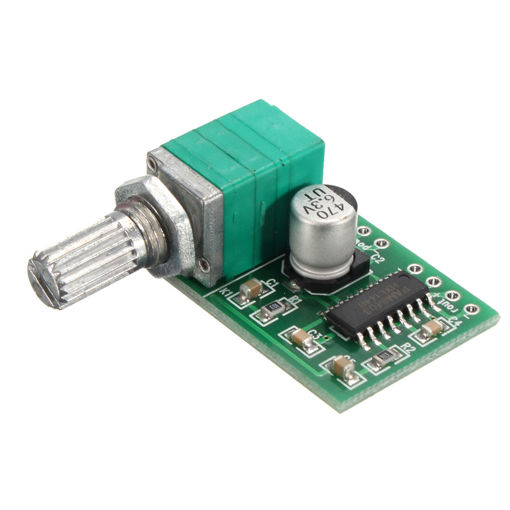 Immagine di 20pcs PAM8403 2 Channel USB Power Audio Amplifier Module Board 3Wx2 Volume Control