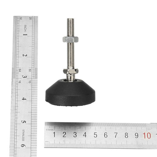 Immagine di 2Pcs M8*30mm Screw/50mm Base Diameter Adjustable Nylon Foot Cup for 3D Printer