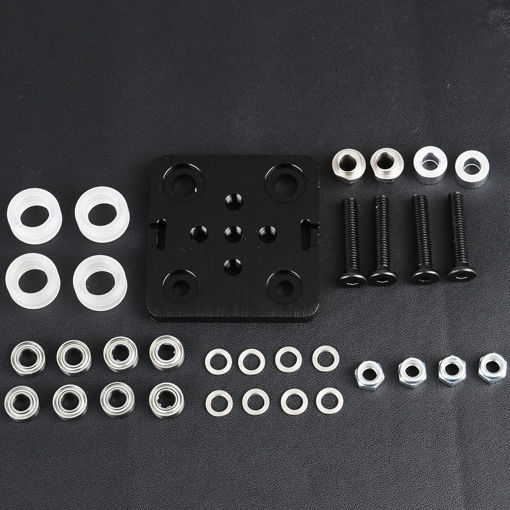 Picture of Mini V Wheel Construction Board Kit White Color Version For 3D Printer CNC Engraving Machine