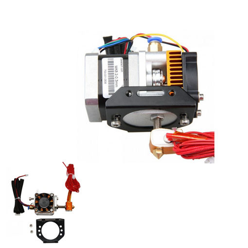 Picture of Geeetech All Metal 1.75mm 0.4mm MK8 Extruder + Motor Bracket Assembled Kit For 3D Printer