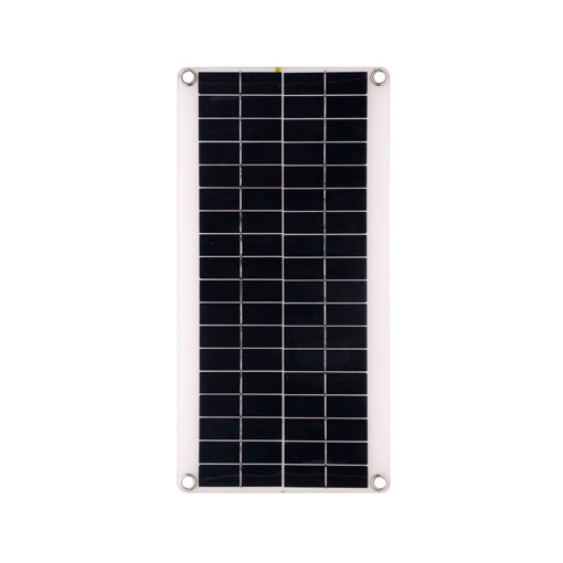 Picture of 15W 18V Semi Flexible Solar Panel with 5V USB Port & Cables