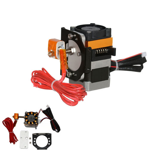 Picture of Geeetech Open Mold Plastic 1.75mm 0.4mm MK8 Extruder + Motor Bracket Assembled Kit For 3D Printer