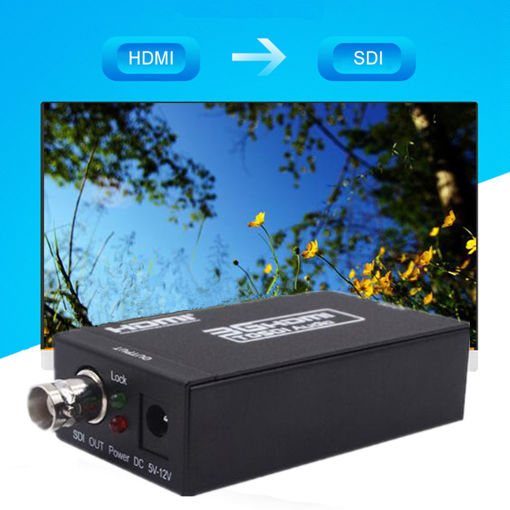 Immagine di 1080P HD To SDI Converter Adapter Coaxial Cables Video Audio HD Extender
