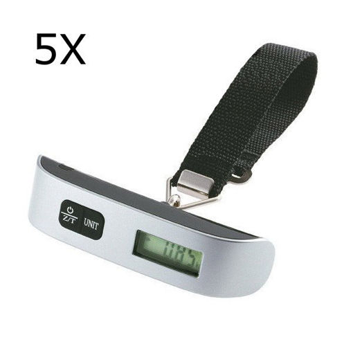 Immagine di Geekcreit 5Pcs Portable Digital Electronic Travel Luggage Hanging Scale