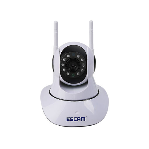 Immagine di ESCAM G02 Dual Antenna 720P Pan/Tilt WiFi IP IR Camera Support ONVIF Max Up to 128GB Video Monitor
