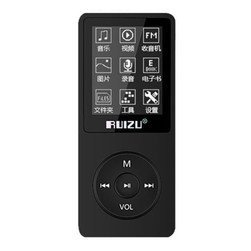 Immagine di Ruizu X02 16GB 1.8 Inch Screen HIFI FM Alarm Clock MP3 Music Player