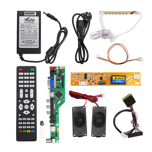 Immagine di T.RD8503.03 Universal LED TV Controller LCD Driver Board Complete Kit 1CH 6bit 30Pins