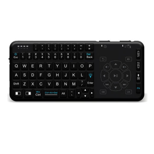 Immagine di Rii i4 2.4Ghz Backlit Wireless Backlit Mini Keyboard Touchpad Air Mouse
