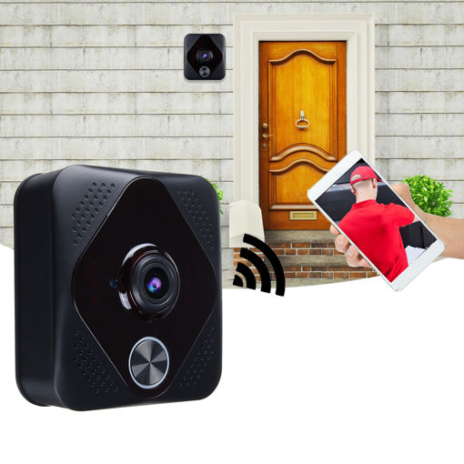 Picture of WiFi Smart Wireless Phone Video Doorbell Camera Intercom Ring Doorbell Night Vision