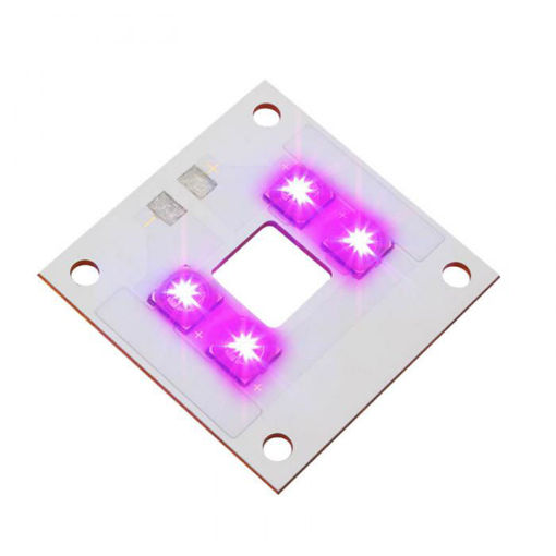 Picture of 40W UV LED Light Source Integrated Lamp Panel Copper Plate With Opening Hole For  3D Printer