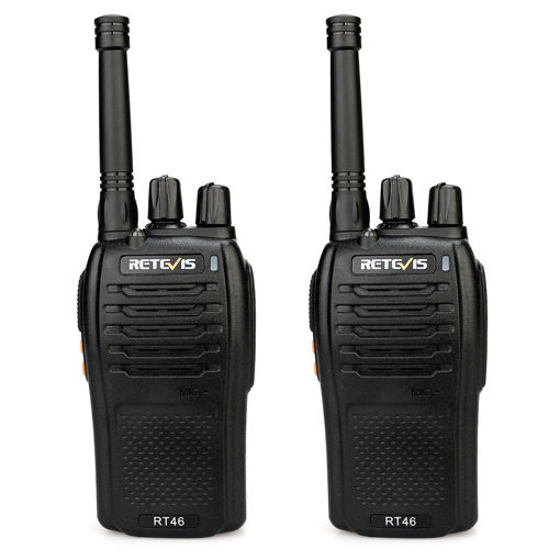 Immagine di Retevis RT46 License-free Walkie Talkie FRS Monitor Scan SOS Alarm Two Way Radio Station With USB Charging Cable