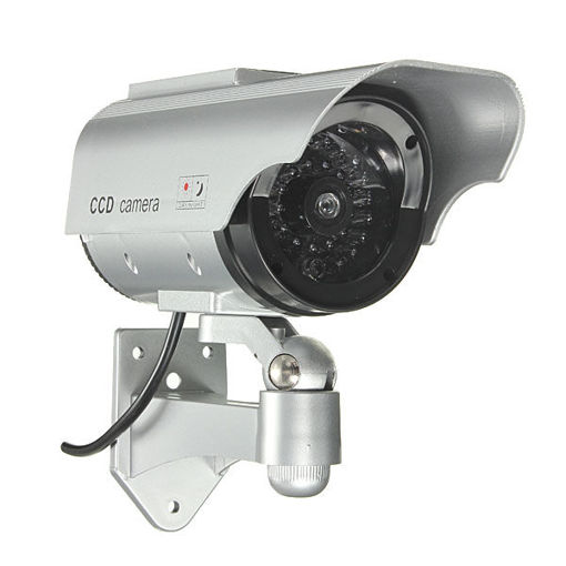 Immagine di Solar Power Fake CCTV Security Surveillance Outdoor Flash LED Camera