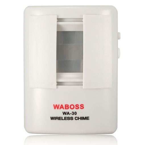 Immagine di 300-500Feet Wireless Alarm PIR Motion Sensor Detector Portable Safety Alert Home Security Alarm