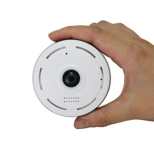 Immagine di Mini 960P WiFi Panoramic Camera 360 Degree Fisheye IP Camera Home Security Surveillance CCTV Camera