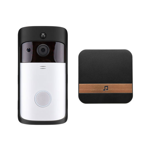 Picture of Wireless 1080P Video Doorbell Camera Battery Support PIR Detect Night Vision with DingDong