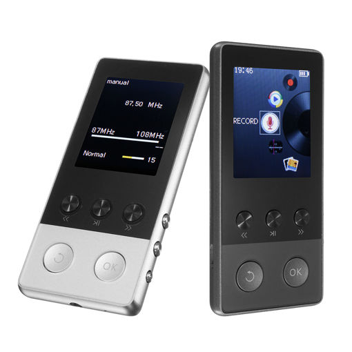 Immagine di A5 Plus 1.8 Inch 8GB 250 Hours Portable MP3 Lossless Music Player FM/TF Pedometer Function