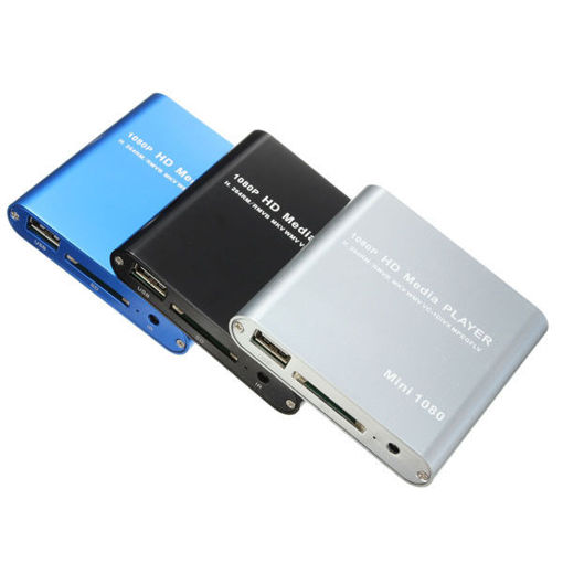 Picture of 1080P Mini HDD Media Player MKV/H.264/RMVB Full HD With Card Reader
