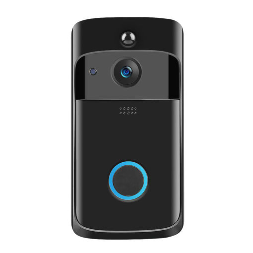Immagine di Wireless WiFi Video Doorbell Smartphone Remote Camera 2-way Audio Home Security Rainproof