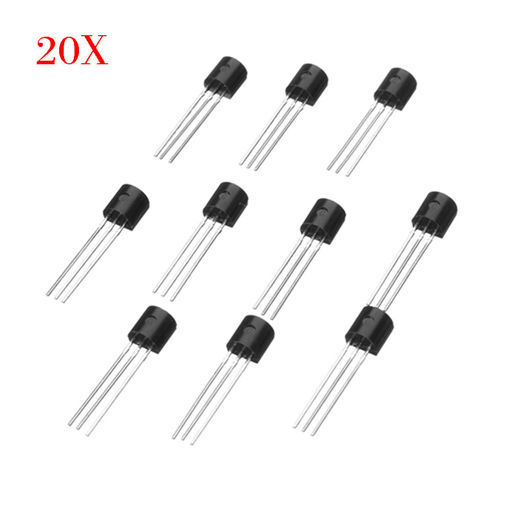 Picture of 200Pcs TO-92 Triode Transistor BC547 BC557 NPN PBP Low Power Transistors