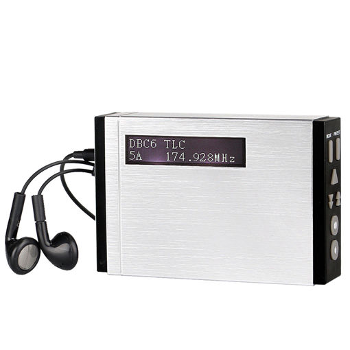 Picture of T-101 DAB+ Digital 174.928MHz-239.200MHz FM Radio 5EQ Bass Speakers Preset Music Player
