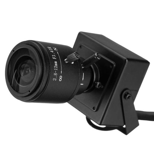 Immagine di 720P 1.0MP Mini IP Camera ONVIF 2.8-12mm Manual Varifocal Zoom Lens P2P with Bracket Network Camera