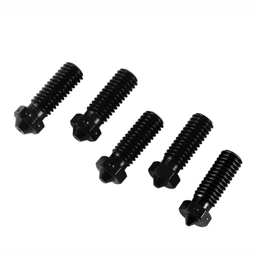 Picture of 5Pcs Hardened Steel V6 Nozzle 1.75mm 0.4/0.6/0.8/1/1.2mm Hotend Nozzle for 3D Printer