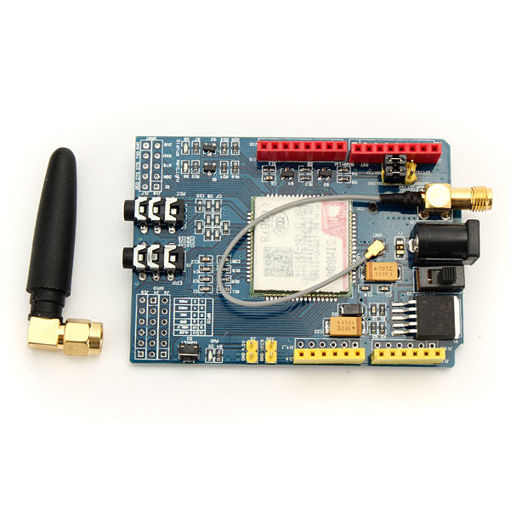 Immagine di SIM900 Development Module SMS Data Wireless Data Transmission Board With Antenna