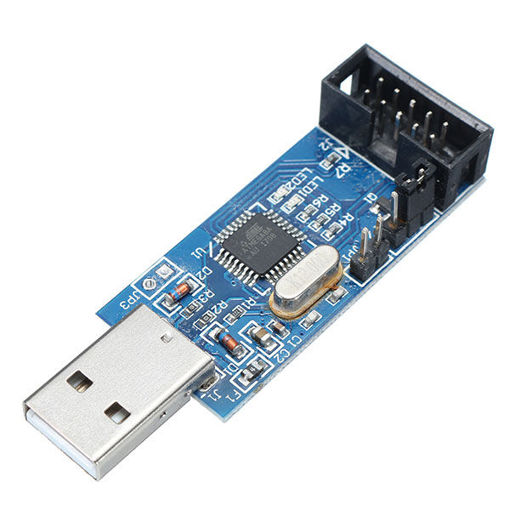 Immagine di 10pcs 3.3V / 5V USBASP USBISP AVR Programmer Downloader ATMEGA8 ATMEGA128 With Download Cable