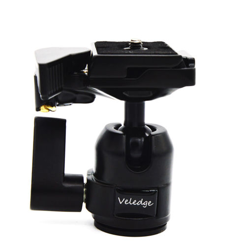 Picture of VELEDGE VD-10 360 Rotate Camera Camcorder Tripod Monopod Ball Head with Quick Release Plate