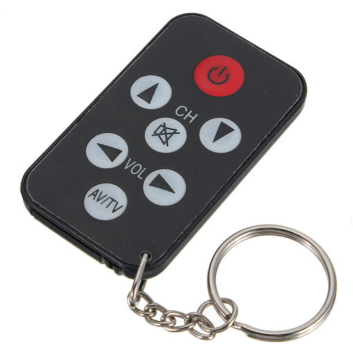 Immagine di 20pcs Universal Infrared IR Mini TV Remote Control Keychain Key Ring